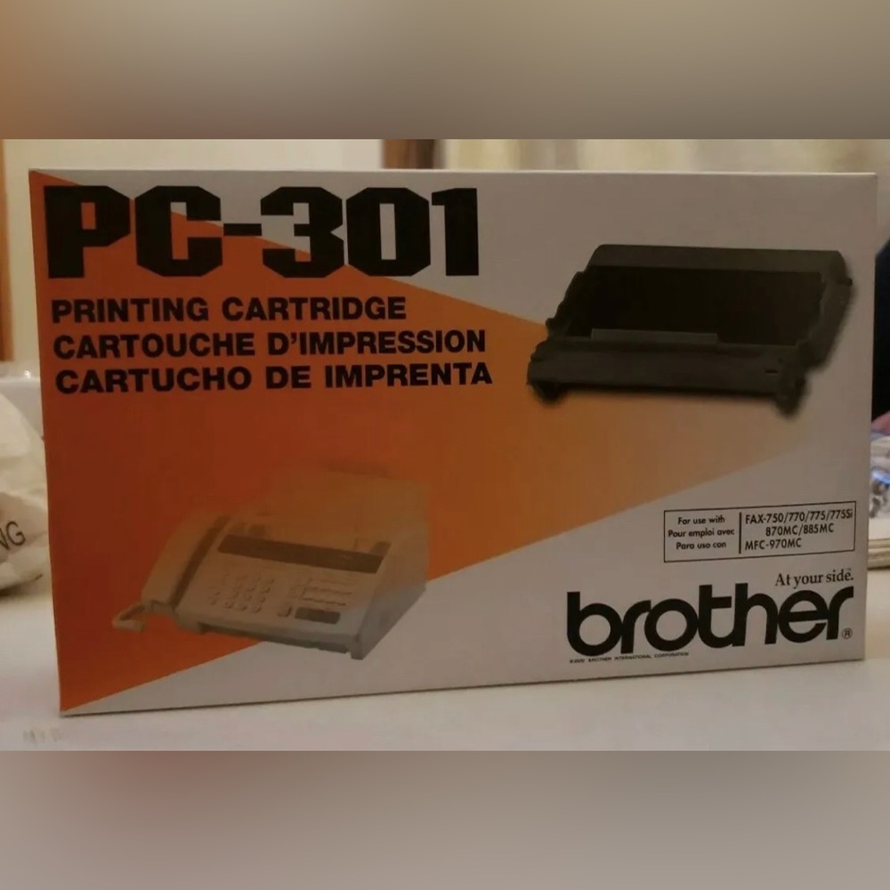 Brother PC-301 Printing Cartridge FAX 750, 770, 775, 870MC, 885MC, MFC-970MC